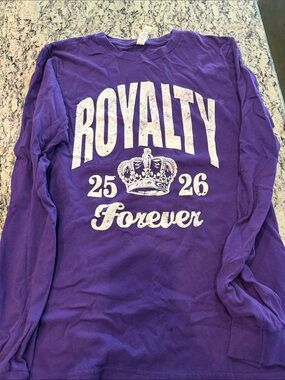 Kids Purple 'Royalty Forever' Long Sleeve Shirt